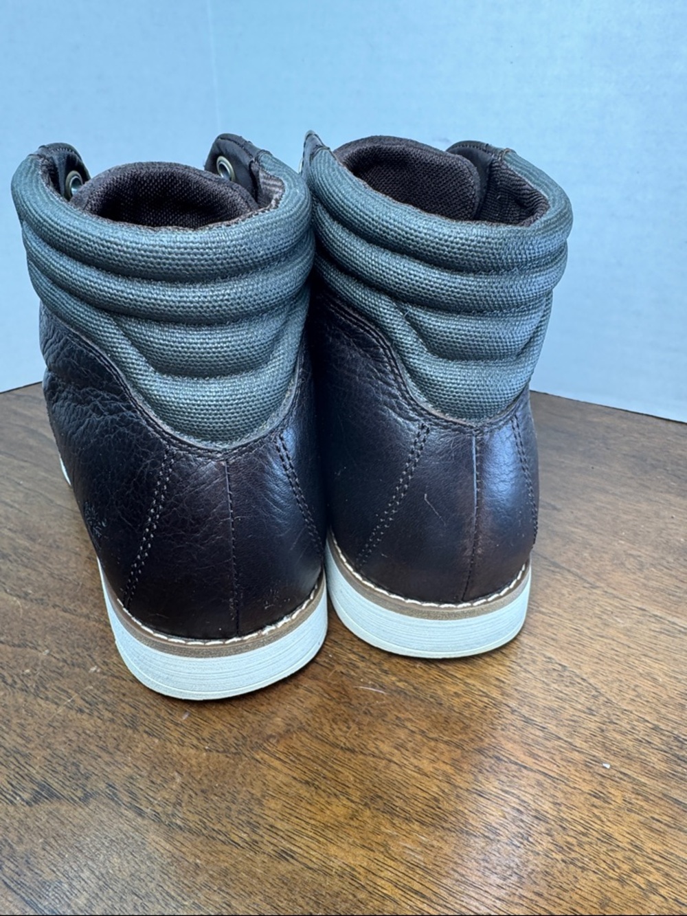 Timberland Womens Earthkeepers Mosley Brown Oiled Leather Lace-up Boots, sz 9.5 - Picture 5 of 15